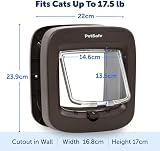 PetSafe Microchip Cat Door Exterior Interior Multi-User RFID 40 Pets view 6