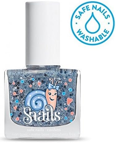 Snails Nail Polish for Children non-toxic water-based 26 colours (Confetti) by safe nails
