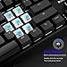 RGB Mechanical Keyboard, Rottay 16.8 Million RGB Backlit Wired Mechanical Gaming Keyboard with Blue Switches 104-Key Anti-Ghosting and Fully Programmable For PC&Mac Gamers and Typist(black)thumb 1