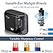 Electric Pencil Sharpener, Auto-Stop Feature and Best Heavy Duty Helical Blade Sharpeners for Office School Classroom Kids Artists, AC or Battery Operated for No.2 and Colored Pencils. (Black)