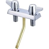Central Brass 1131-B Two Handle Shampoo Faucet in Chrome