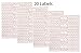 POP parties It's A Girl Bottle Wraps - 20 Baby Shower Water Bottle Labels - Baby Shower Decorations - Made in The USA