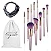 Makeup Brushes, Angmile 10 Pcs Makeup Brush Set, The Professional Makeup Brushes For Women Include Foundation Powder Blush Eyeshadow Brush