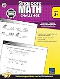 Singapore Math - Challenge Workbook for 3rd, 4th, 5th Grade Math, Paperback, Ages 8-11 with Answer Key