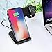 FDGAO Wireless Charger with QC 3.0 Adapter, Fast Wireless Charging Stand 2 in 1 Compatible with Apple Watch 4/3/2, iPhone Xs/XS MAX/X/8/8 Plus, Samsung Galaxy S9/S9+/S8+/Note8 and More