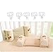 Gemini Fairy Newborn Infant Prevent From Flat Head Baby Head Support Pillow (Beige)