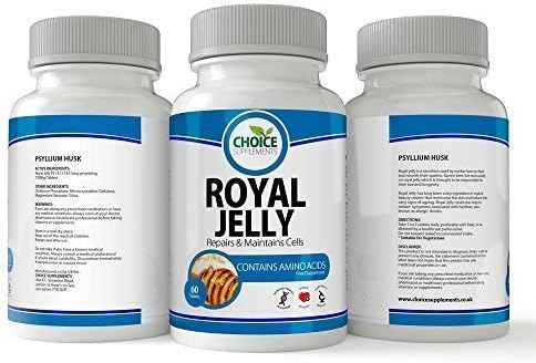 Choice Supplements Royal Jelly 750 mg Capsule Tablet Rich in Vitamins Minerals and Trace Elements Vitamin Sample Pack 14