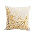 Home Decor Pillow Cases Yellow Flower Tree Printed Throw Cushion Covers 18