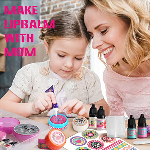 All Natural Lip Balm Kit For Girls, FunKidz Lip Gloss Making Kit For