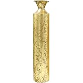 Hosley Decorative Gold Metal Tall Floor Vase. Ideal Gift for Floral Arrangements Weddings Party Spa Reiki Meditation Settings O5 (27.25" High)