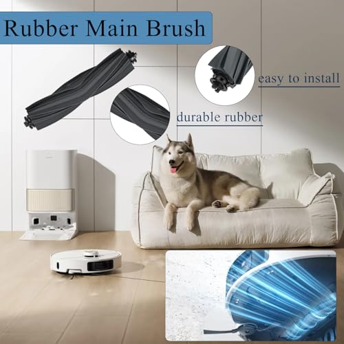 Accessory Kit for Dreame L10s Ultra Gen 3/L40 Ultra/X40 Ultra/X40 Ultra Complete/X40 Master/Mova P50 Pro Ultra, 1 Main Brush 4 HEPA Filters, 4 Side Brushes, 6 Cloth, 4 Dust Bags