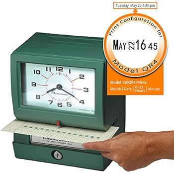 Amazon.com : Acroprint 150QR4 Heavy Duty Automatic Time Recorder