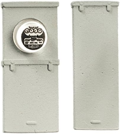 Dollhouse Miniature Electric Meter with Main Fuse Box