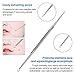Blackhead Remover Comedone Extractor Tweezers Manicure Nail Clippers Kit, for Nial Cutter Acne Pimple Blemish Removal Professional Stainless Steel Travel Tools Set with Leather Case by Teamkio
