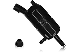 QBOONPT Windshield Washer Pump W/Grommet Replacement OEM#89025062 385-232316A 8-6710, Wiper Washer Fluid Motor Pump Compatible With Chevy, GMC, Oldsmobile, Buick, Cadillac, Pontiac