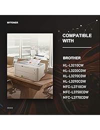 Cartucho de tóner de repuesto compatible con Brother TN227 TN223 (no chip) (4 unidades, color negro, cian, magenta y amarillo) para impresora HL L3210CW, L3230CDW, L3270CDW, L3290CD, MFC L3710CW,L3750CDW,L3770CDW
