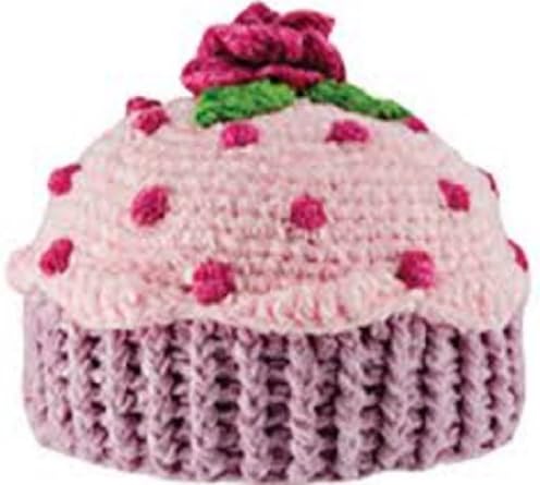 San Diego Hat PINK CUPCAKE Soft Cap Beanie Bonnet Baby Girl Photo Costume 6-12 Months