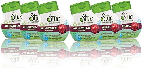 Stur® Purely Pomegranate Cranberry Flavour (6 Pack) Save £5. Suitable for Vegetarians, Vegans & Diabetics. High in Vitamin C. All Natural Stevia Water Enhancer. Alternative to Squash and Fruit Juice.