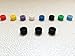 50 Pcs Small Type Dental Hygienist Silicone Instrument Color Code Rings Black