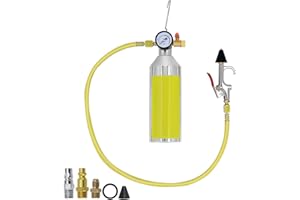 Foifatt AC Flush Kit, A/C Air Conditioner System Flush Canister Gun Set Clean Tool Kit for R134a R12 R22 R410a R404a A/C Syst
