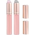 2 Pcs Silicone Lip Brush with Cap for Lipstick Lip Gloss(Pink)
