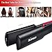 Professional Hair Straightener Ceramic Tourmaline Negative Ionic Flat Iron Safe Not Hurt Hair Precise Temperature Adjustment Blue Screen Digital Display Straightens Curls Dual Use World Voltagethumb 1