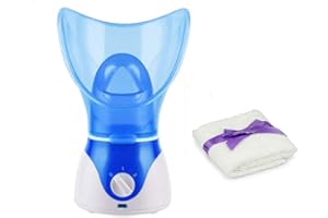 Facial Steamer Professional Steam Inhaler Facial Sauna Spa for Face Mask Moisturizer - Sinus with Aromatherapy Diffuser Skin 
