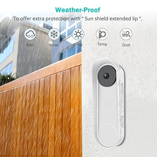 Nest Doorbell PUUUCI Silicone Case For Google Nest Hello Doorbell