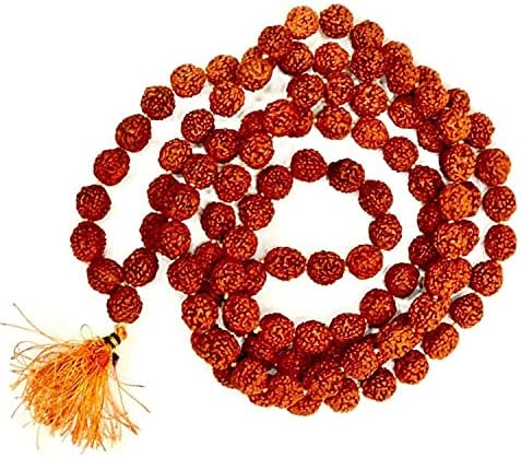 Panch Mukhi Rudraksha Mala/Japa Mala (108+1 Beads) price in UAE