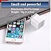 USB Wall Charger, Power Adapter STELECH 3-Pack (2.1Amp) Dual Port USB Charger Plug Box for iPhone X, 8, 8 Plus, 7, 7 Plus, 6, 6 Plus, 6S, 5S, iPad, iPod (White)
