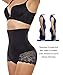 Nebility Women Butt Lifter Shapewear Seamless Hi-Waist Tummy Control Body Shaper Panty Black