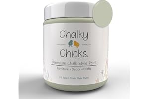 Chalky Chicks Premium Chalk Style Paint for Furniture, Home Decor & DIY Crafts – Mountain Green (Sage Green) – Eco Friendly – No Sanding, No Primer Needed – Multi Surface Paint – 4 oz – Made in the