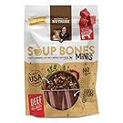 Rachael Ray Nutrish Soup Bones Minis Dog Treats, Real Beef & Barley Flavor, 6 Bones, 4.2 oz, Pack of 8