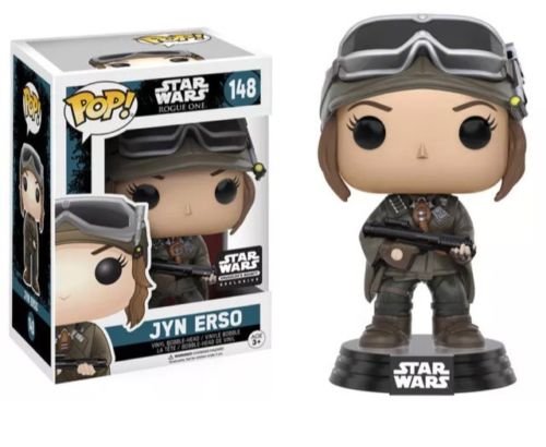 Jyn Erso POP! Star Wars Rogue One 148 Exclusive Version Vinyl Bobble Head