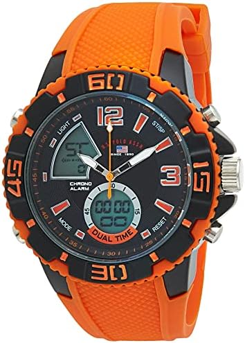 Polo Sport Men's US9483 Sport Watch with Orange