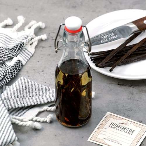 50 Organic Madagascar Vanilla Beans - Whole Grade B Pods for Baking Homemade Extract Brewing Coffee Cooking