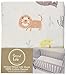 Trend Lab Deluxe Flannel Fitted Crib Sheet, Crayon Jungle