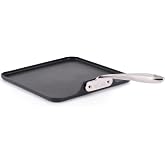 All-Clad HA1&reg; Square Nonstick 11" Griddle Pan | Square Pancake pan ,Scratch-Resistant Exterior, Warp Resistant, Dishwasher safe, Oven Safe up to 500&deg;F