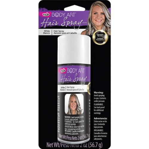 Tulip Body Art Hair Spray White Buy Online In Qatar Misc
