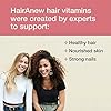 HairAnew-Focused-Hair-Formula-For-Women-For-Stronger-Thicker-Healthier-Hair-5000-Biotin-PLUS-Key-Hair-Vitamins-Minerals-Nutrients-Independently-Tested-Vegan-Gluten-Free-Non-GMO HairAnew: Focused Hair Formula For Women - For Stronger, Thicker, Healthier Hair - 5000 Biotin PLUS Key Hair Vitamins…