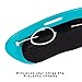 Honey-Can-Do TBL-03539 Portable Laptop Lap Desk with Handle, Blue, 23 L x 16 W x 2.5 H