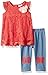 Nannette baby-girls 2 Piece Lace Capri SetT-Shirt Set