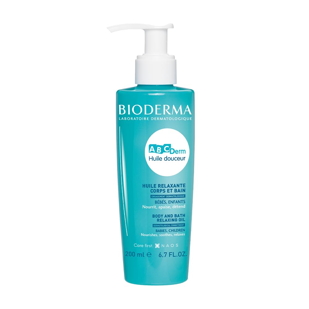 ABCDerm by Bioderma Huile Douceur: Body and Bath Relaxing Oil 200ml