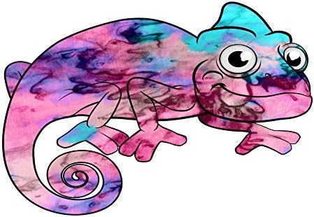 Vinyl Junkie Graphics Lizard Sticker (Cotton Candy)