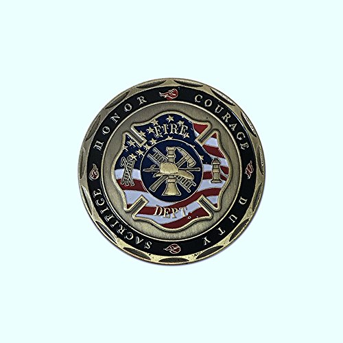 Saint Florian Firefighters Prayer Challenge Coin