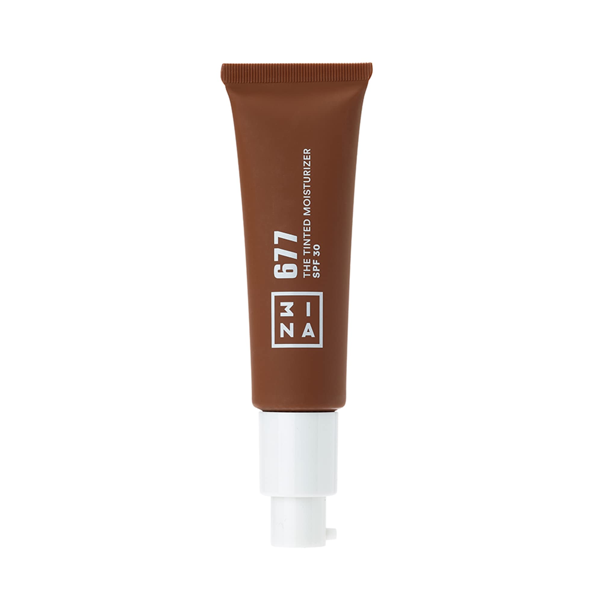 3INA MAKEUP - The Tinted Moisturizer SPF30 622 - Dark sand BB Cream - Foundation with Hyaluronic Acid and SPF30 - Tinted Moisturiser for All Skin Tones - Vegan - Cruelty Free