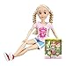 SuccessfullStoreToys Doll Abbie Set – Includes a Life Like Doll with Moveable Joints, A Beautiful Bike, A Colorful Helmet & A Cute Cat – Ideal Dolls for Girls