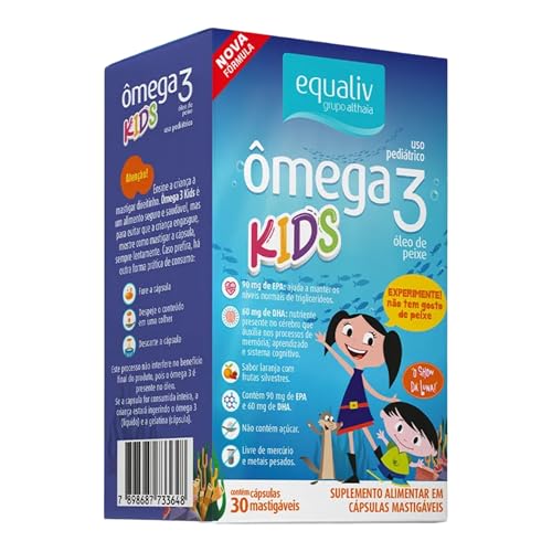 Omega 3 Kids com 30 Cáps Mastigáveis