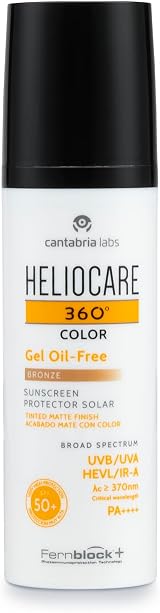 Heliocare 360 Colour Gel SPF50+ 50ml Oil-Free Bronze Face Sunscreen view 3