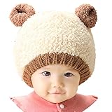 Cute Lovely New Kids Toddlers Baby Boys Girls Infant Winter Earflap Knitted Warm Cap Hat